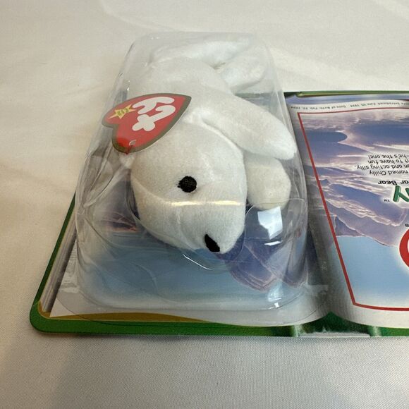 NEW! TY CHILLY The Polar Bear 1994 Mc Donalds Beanie Baby RARE RETIRED - Picture 6 of 9